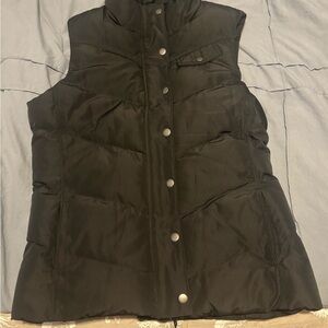 Banana Republic Black Quilted Vest